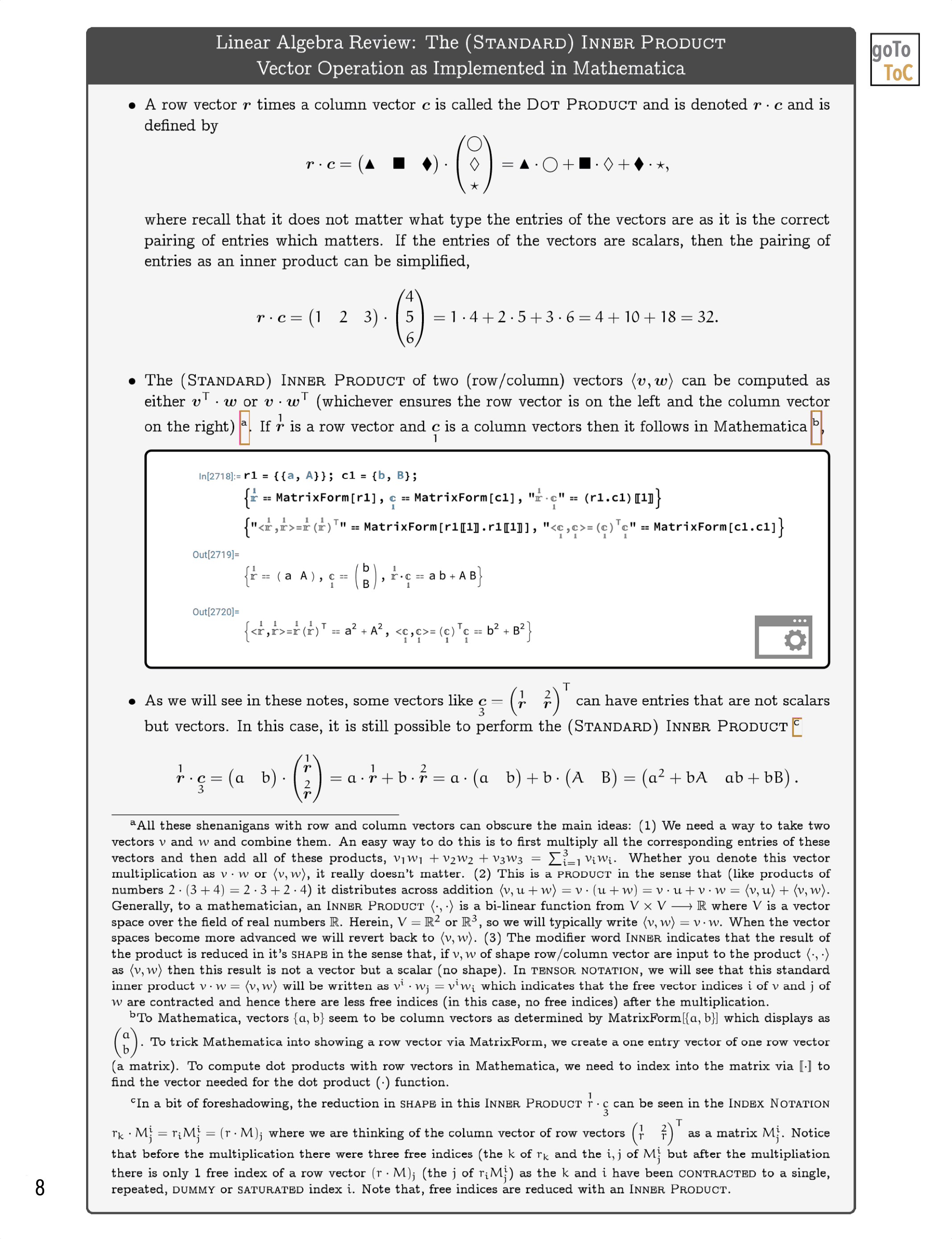 Our Goal is to gradually build an understanding of the mathematical machinery of the Kernel-Index Method as written about by J.A. Schouten in Ricci-Calculus