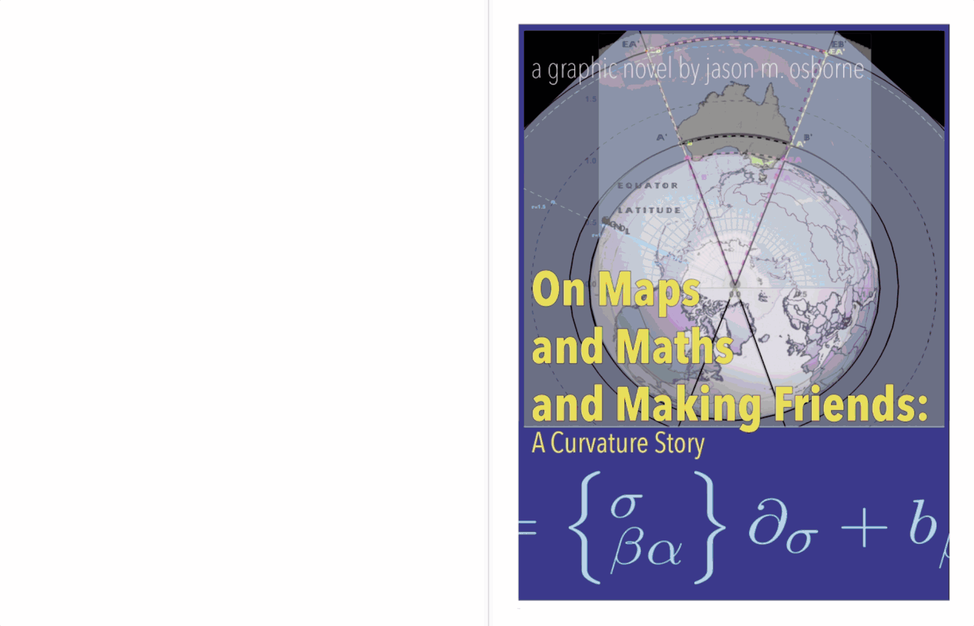 An eBook/Book Hybrid Possibility with Character Development as Illustrated in the Blog Post A Curvature Story Post and Apple Book A Curvature Story eBook.