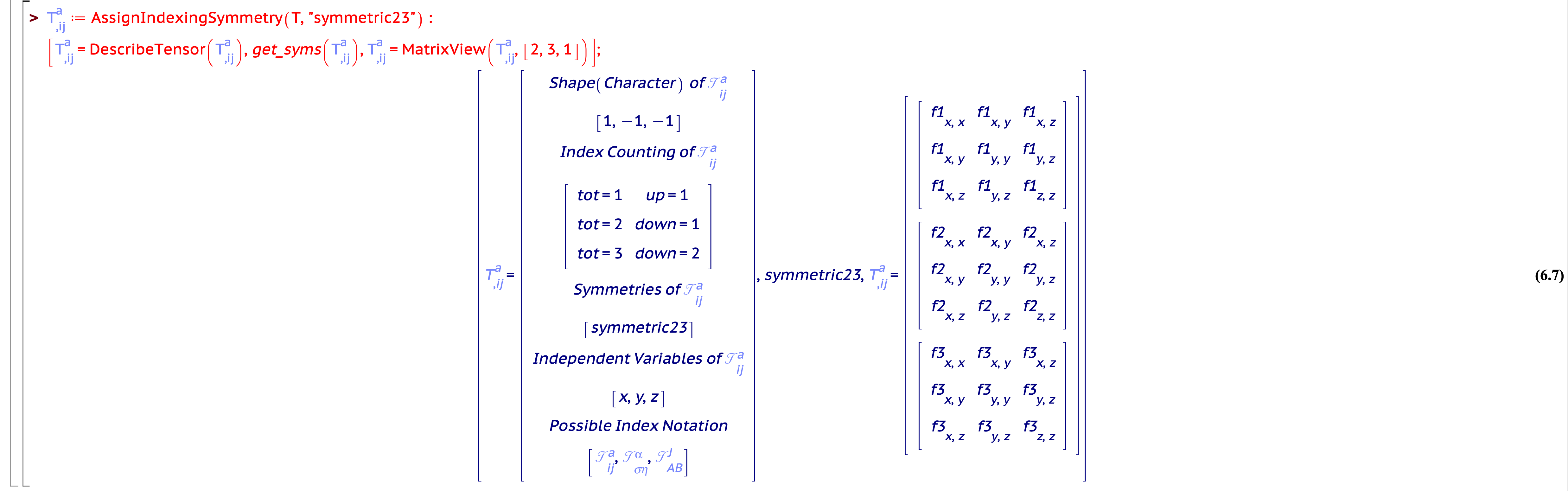 Technical Details of tensor Data Type