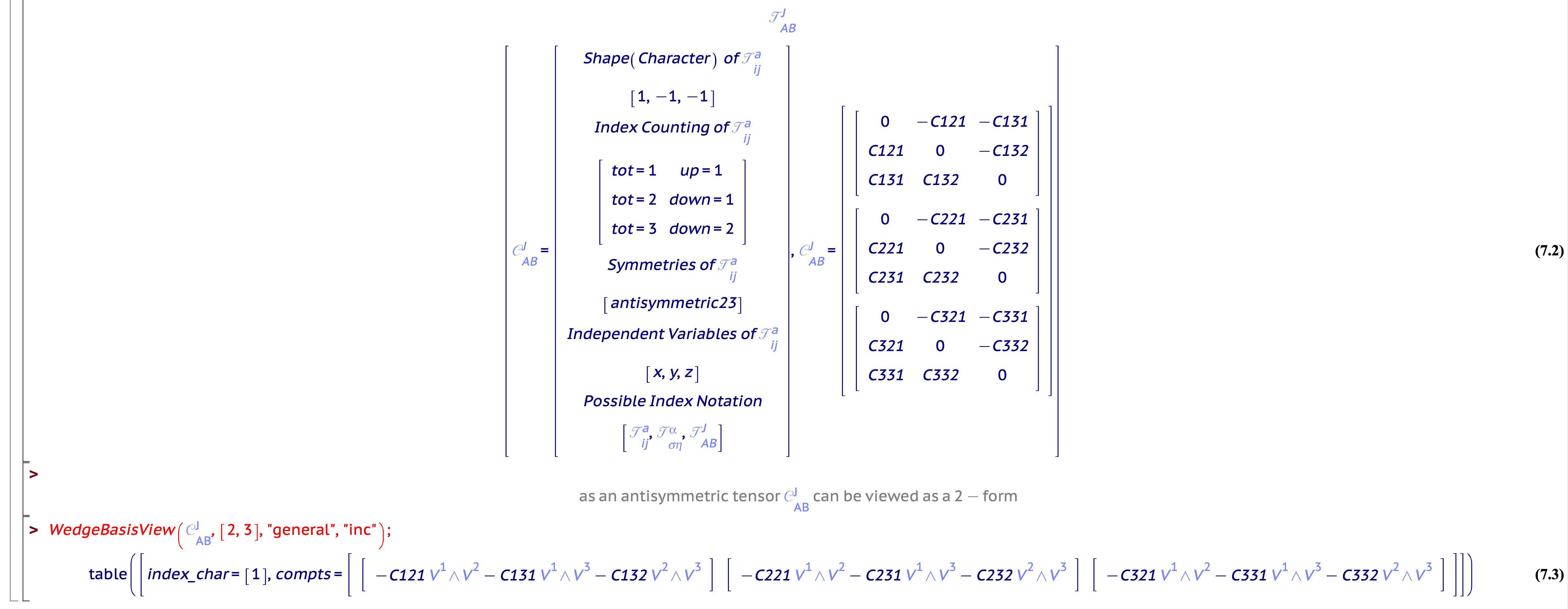 Technical Details of tensor Data Type